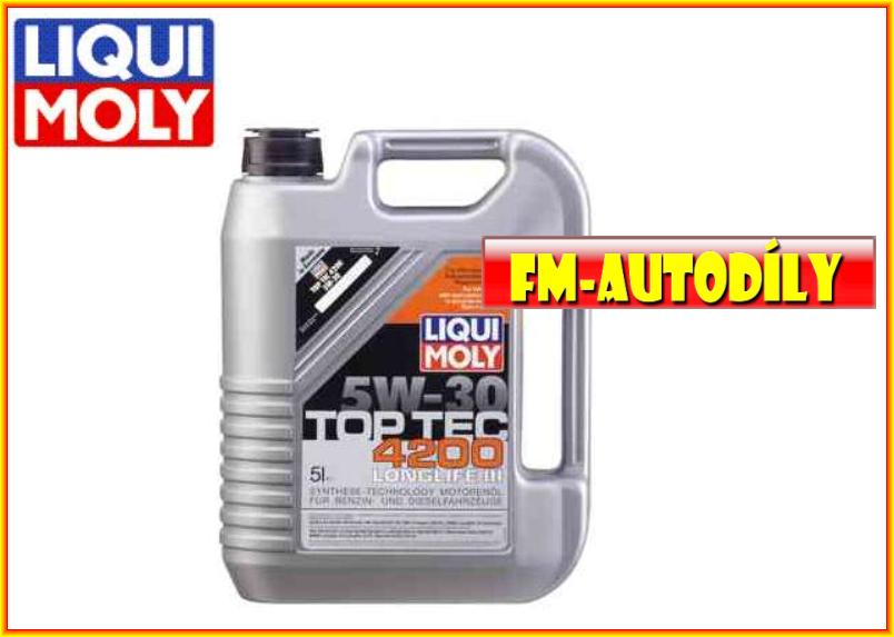 Olej 5W30 5L LIQUI MOLY TopTec 4200 Audi VW